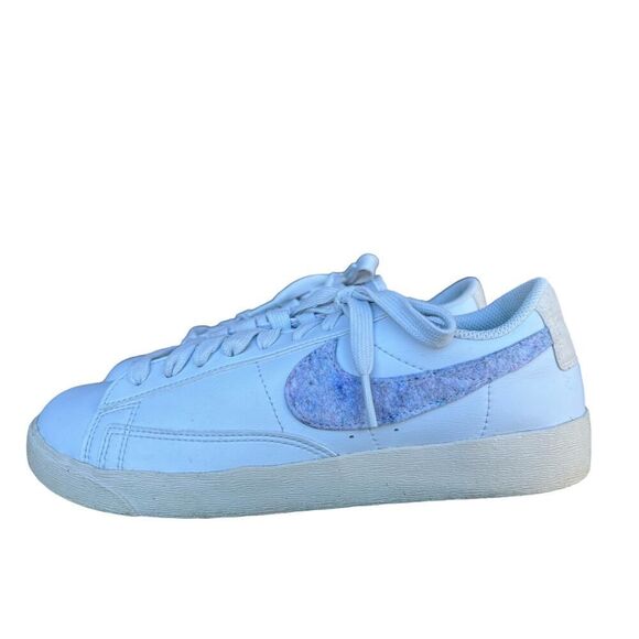 Women's Nike Blazer Low SE Armory Blue Recycled Wool Size 8.5 - Picture 7 of 13